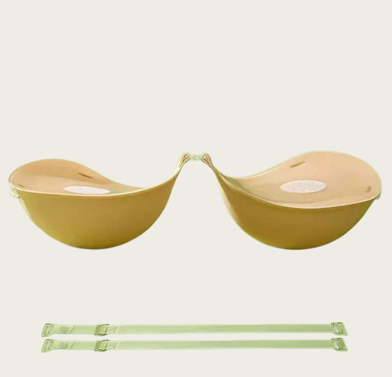 Nude Dome Cup side view with hand-brushed bio-adhesive